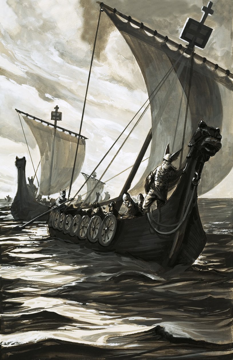 Vikingernes langbåde af English School