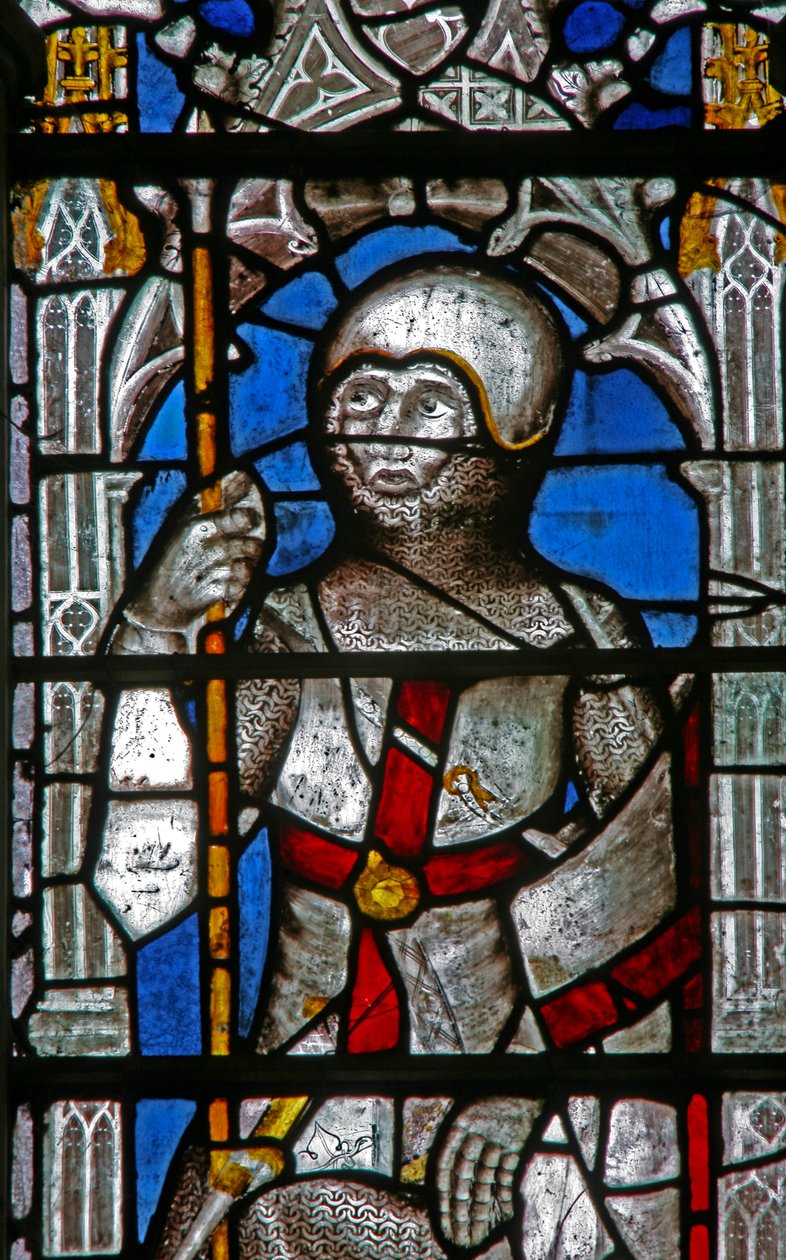 Window Ew forestillende St. George af English School