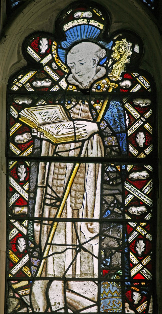 Window Ew forestillende St John of Bridlington af English School