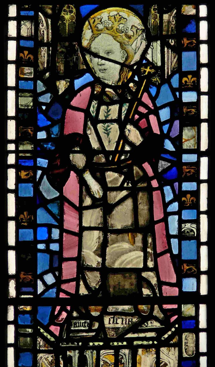 Window Ww, der viser St. Helen af English School