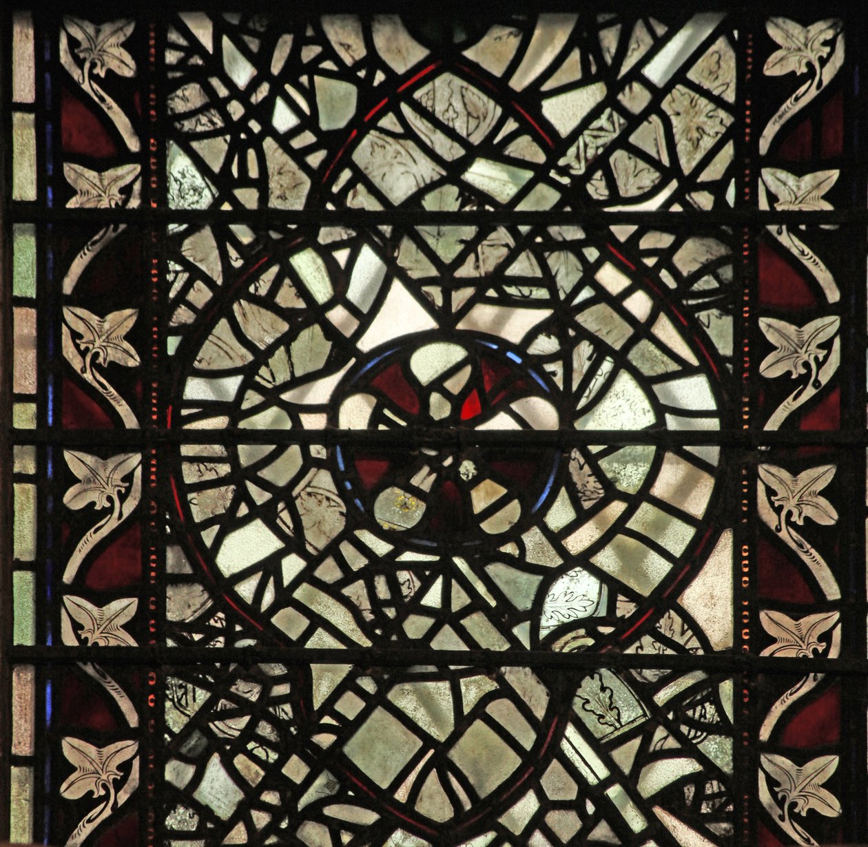 Vindue w58 forestillende grisaille af English School