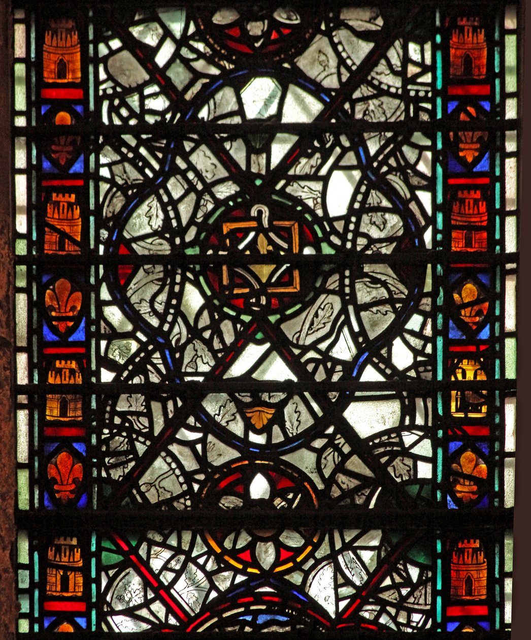 Vindue w58 forestillende grisaille af English School