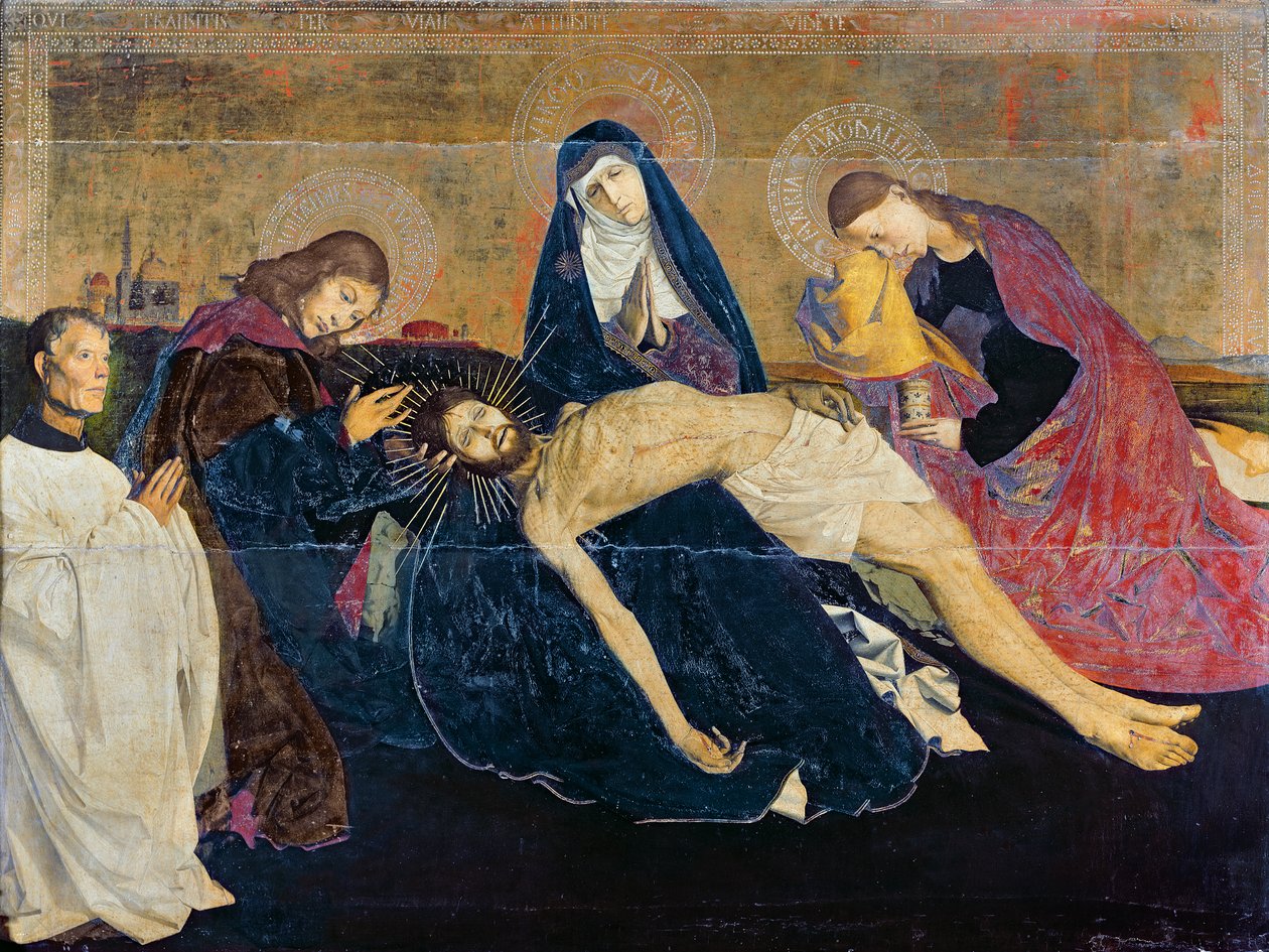 Avignon Pieta, 1450-60 af Enguerrand Quarton