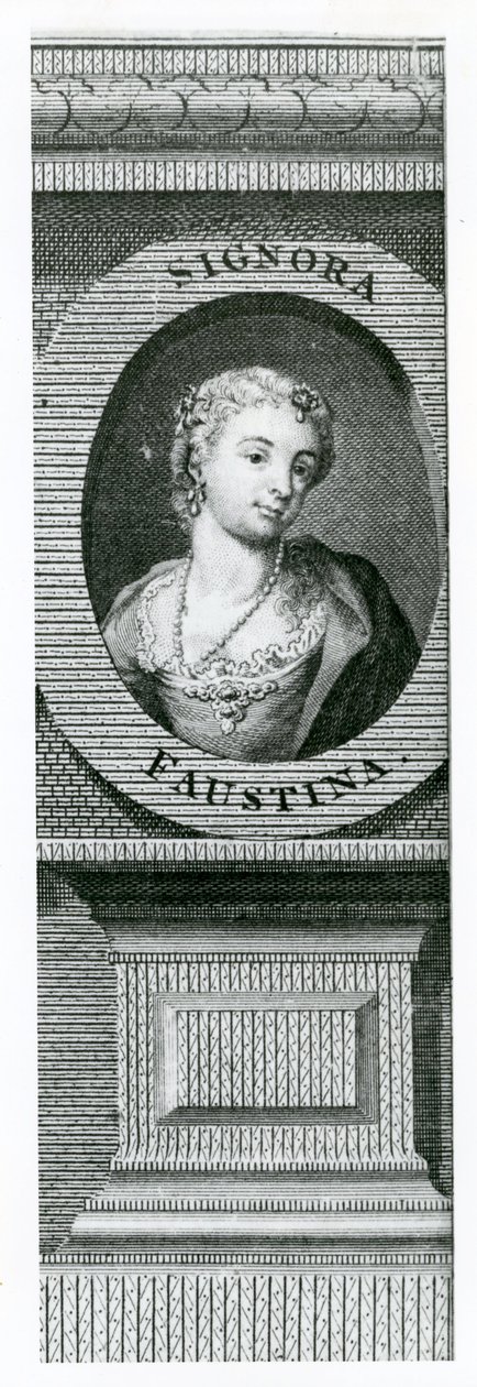 Faustina Bordoni (1697-1781) af Enoch Seeman