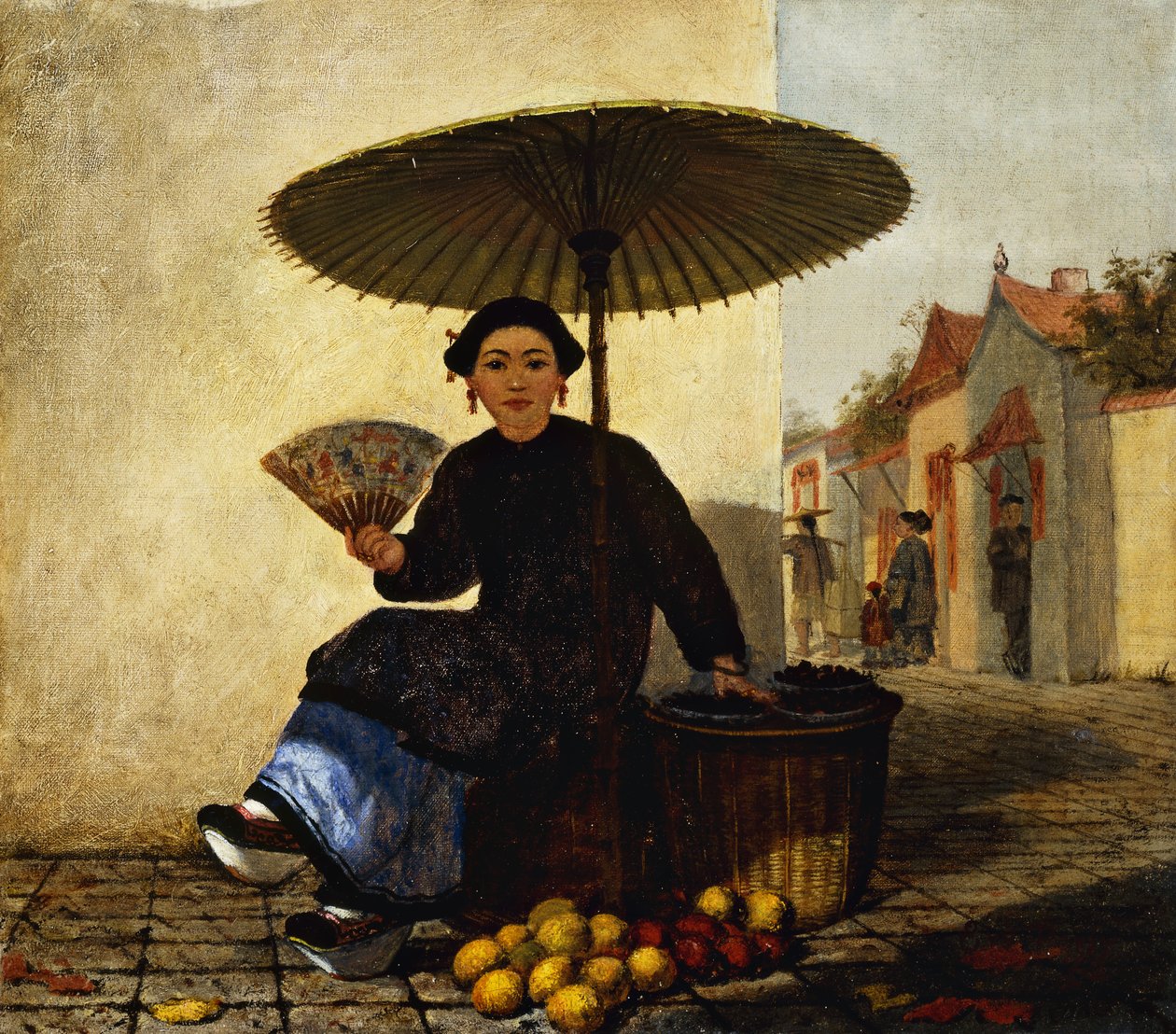 Frugtsælger, 1862 af Enoch Wood Perry