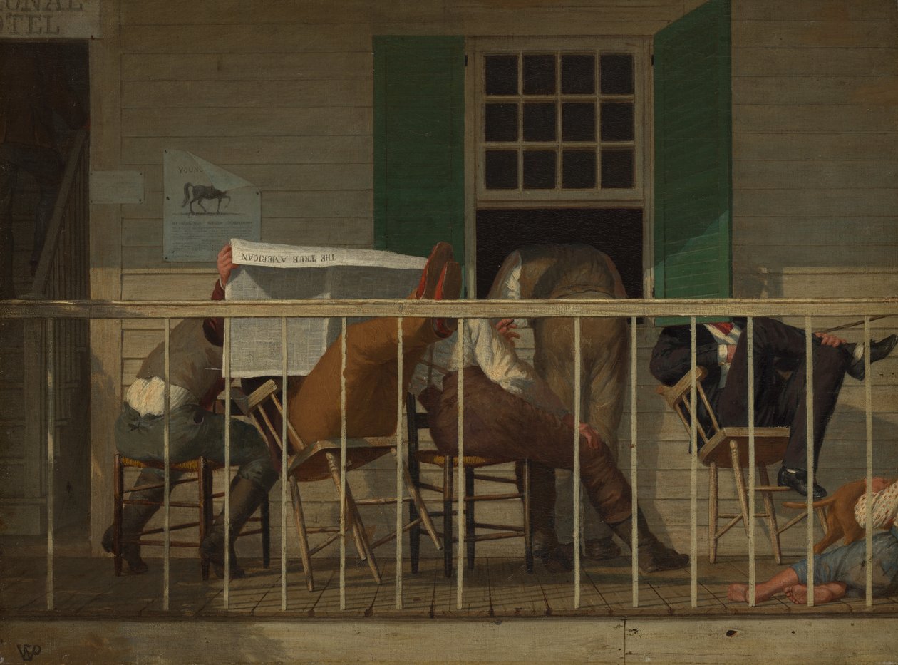 Den ægte amerikaner, ca. 1874. af Enoch Wood Perry