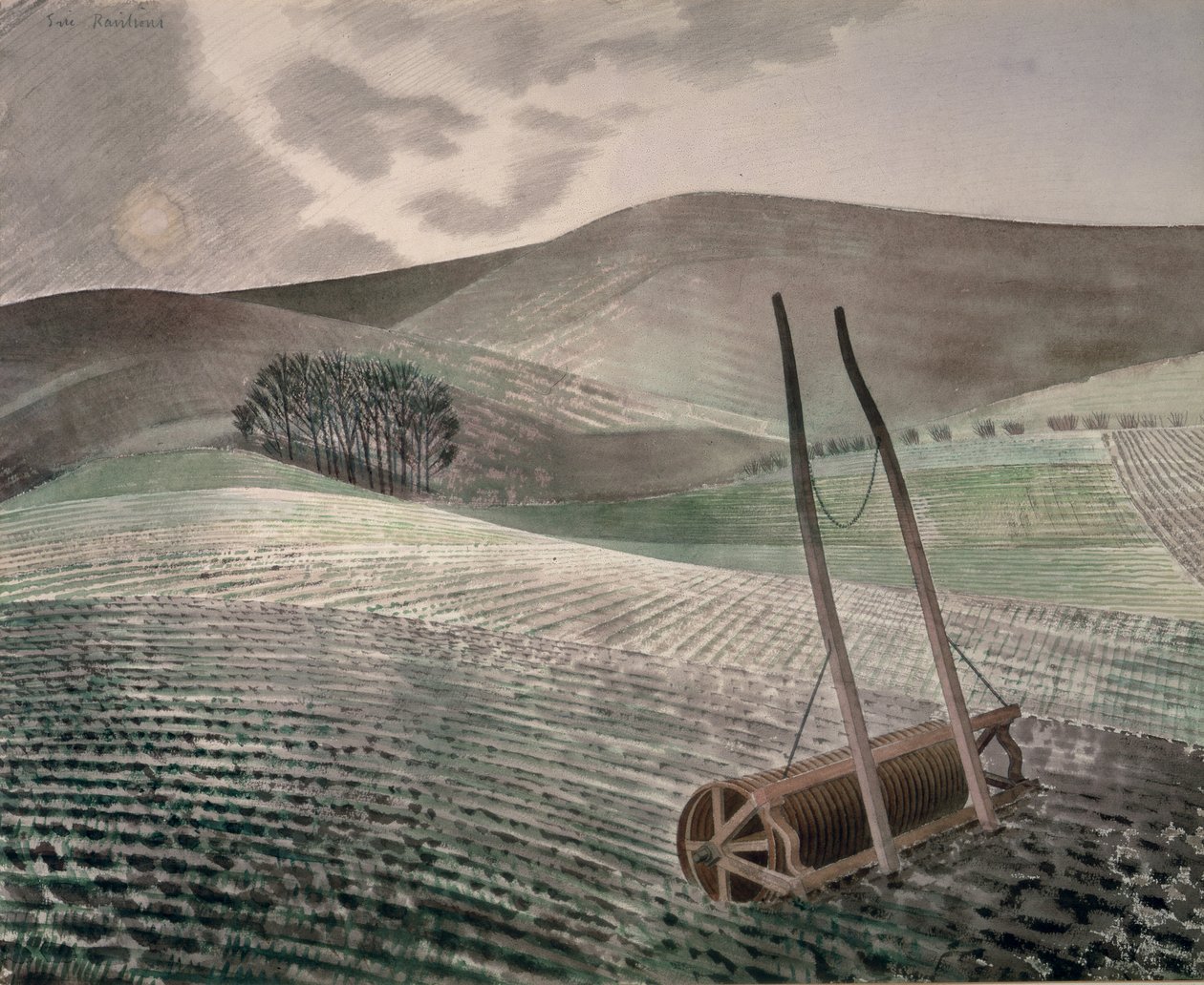 Nedture om vinteren af Eric Ravilious