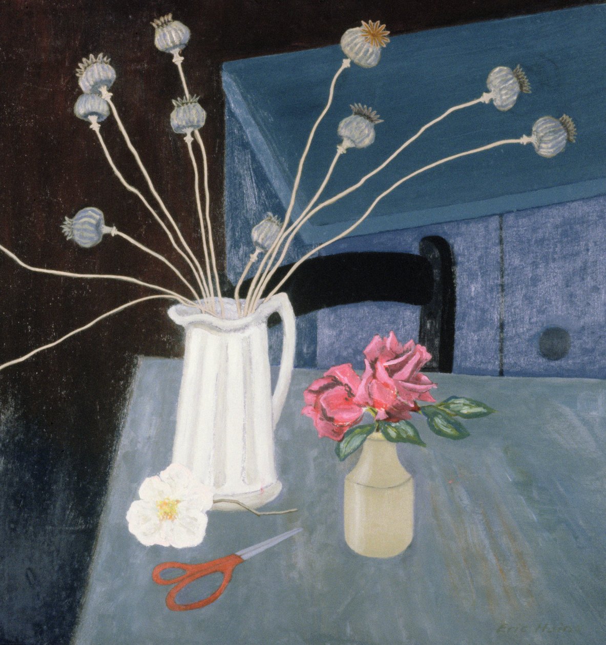 Valmuehoveder af Eric Contemporary Artist Hains