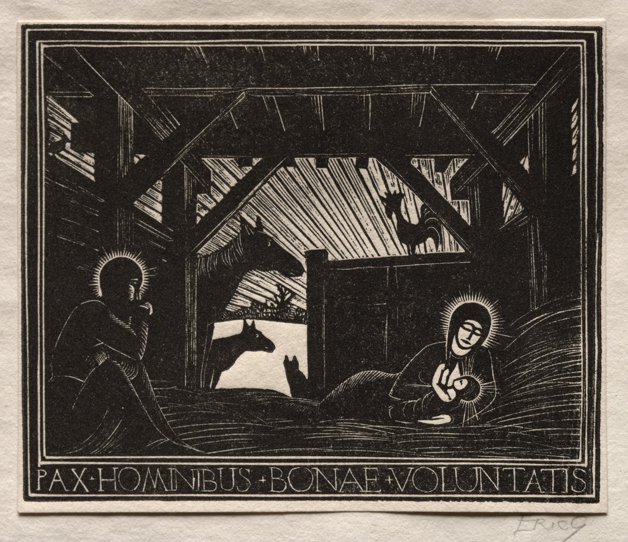 Julegaver: Dawn af Eric Gill