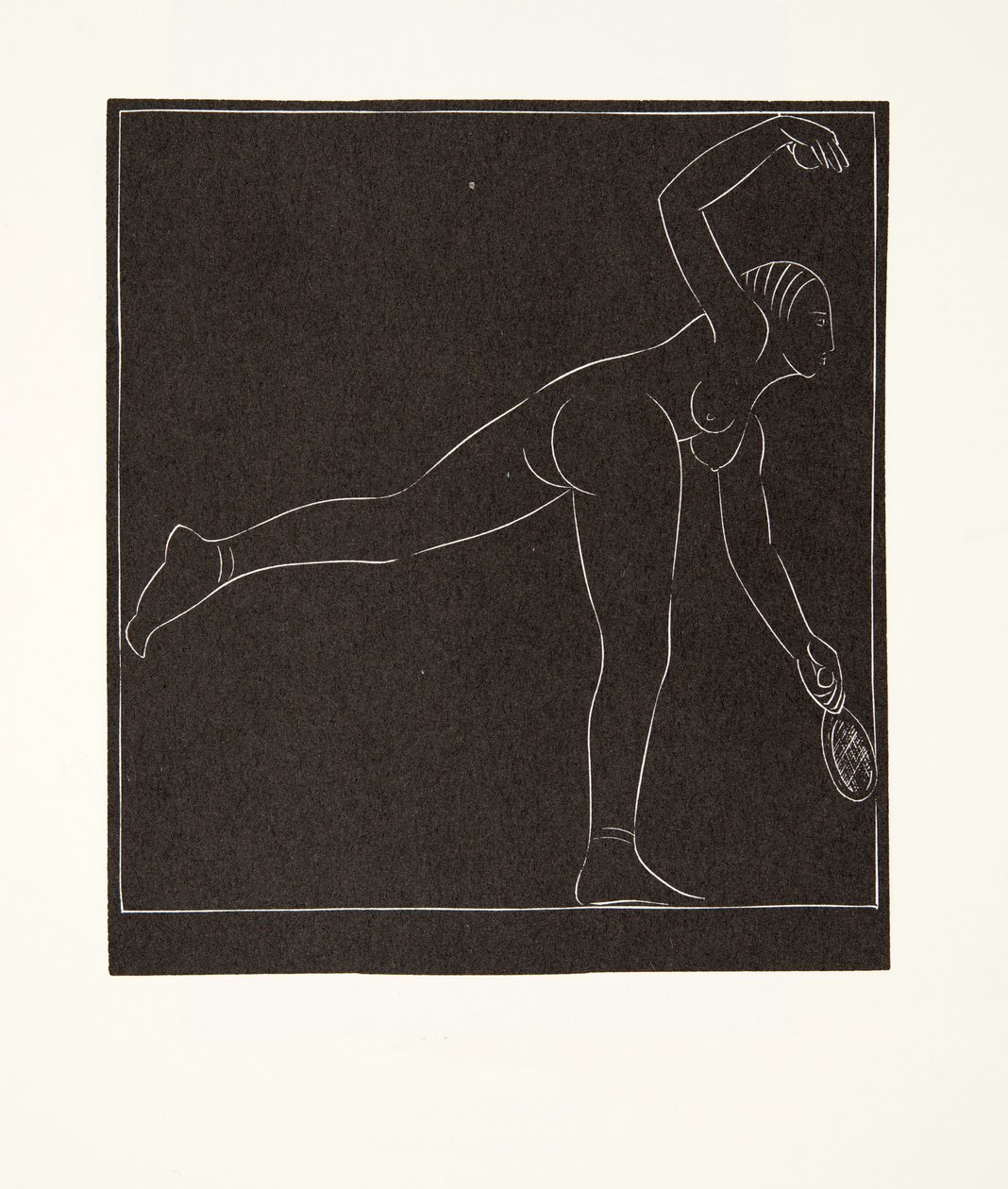 Tennisspilleren af Eric Gill
