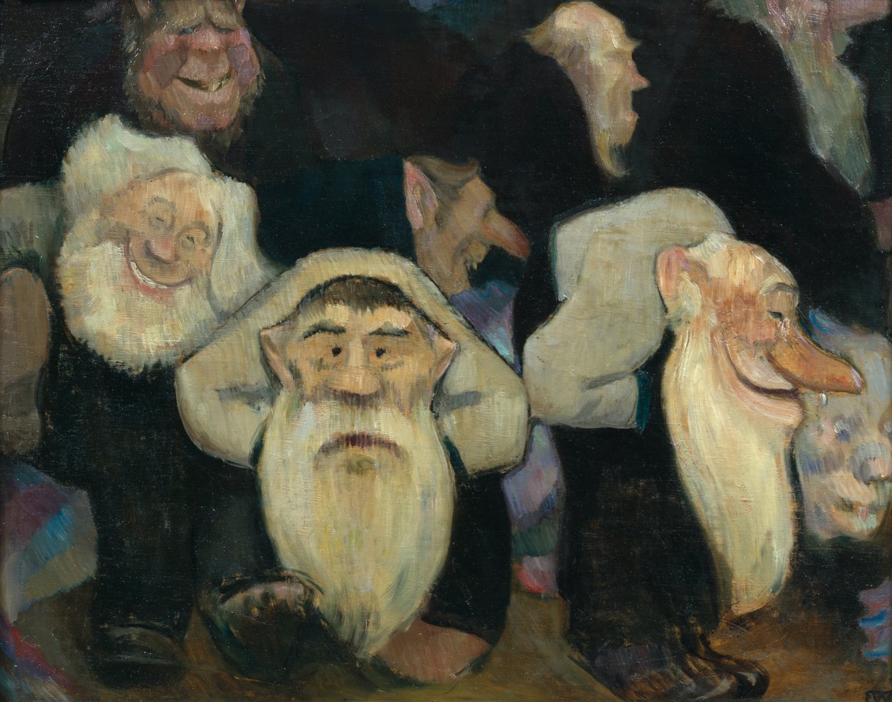 Nisser og nisser af Erik Theodor Werenskiold