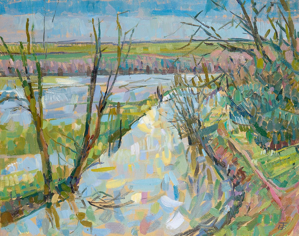 The Cherwell fra Rousham I af Erin Townsend