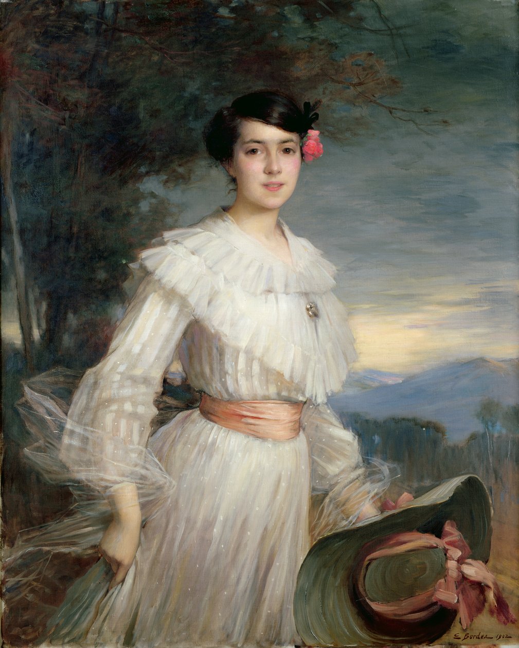Portræt af Madeleine Reclus, 1902 af Ernest Bordes