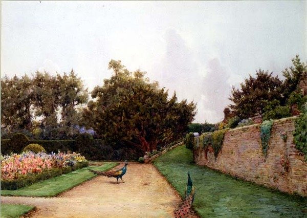 Below The Terrace, Penshurst, Kent af Ernest Arthur Rowe