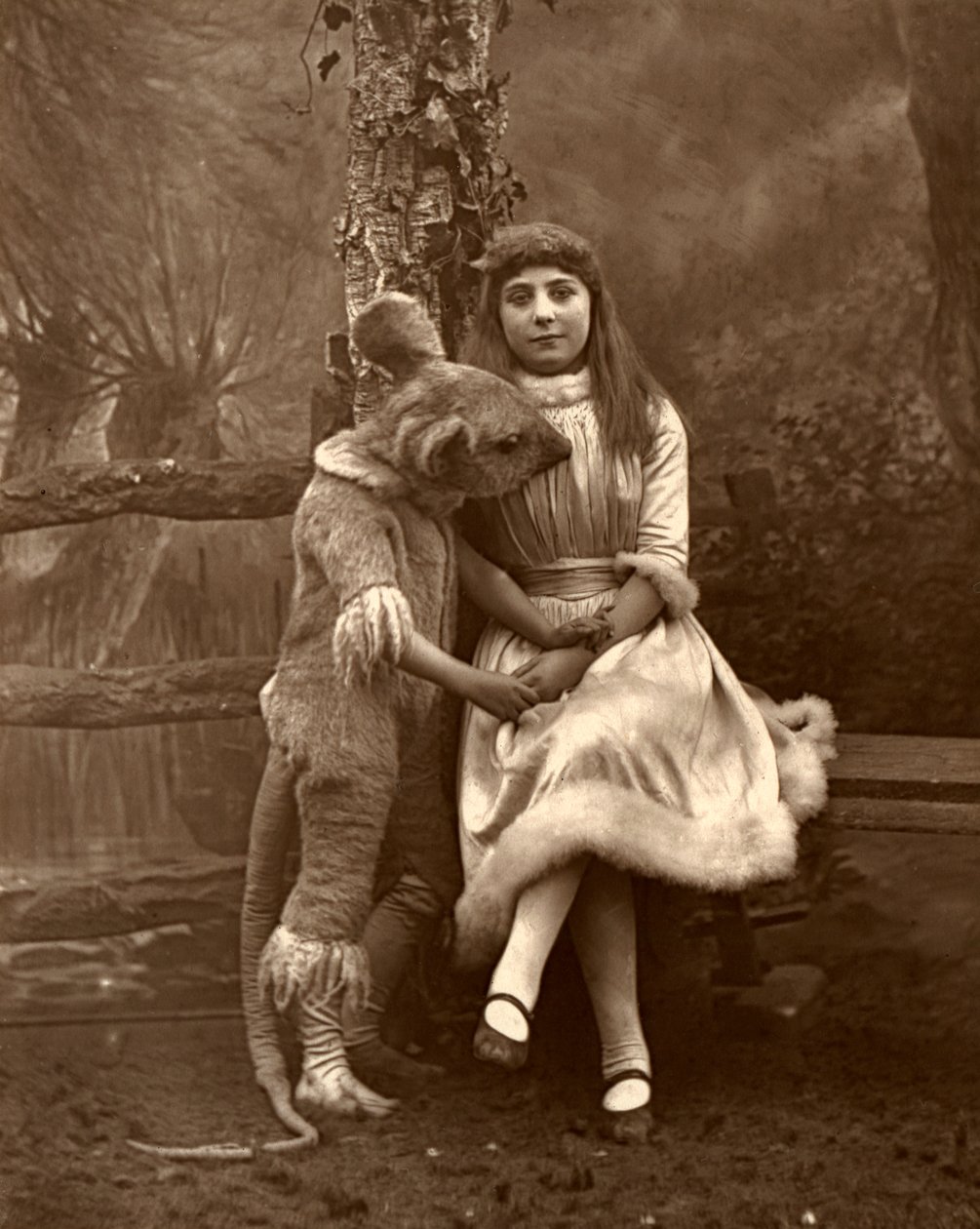 Alice og dormouse, 1887 af Ernest Barraud