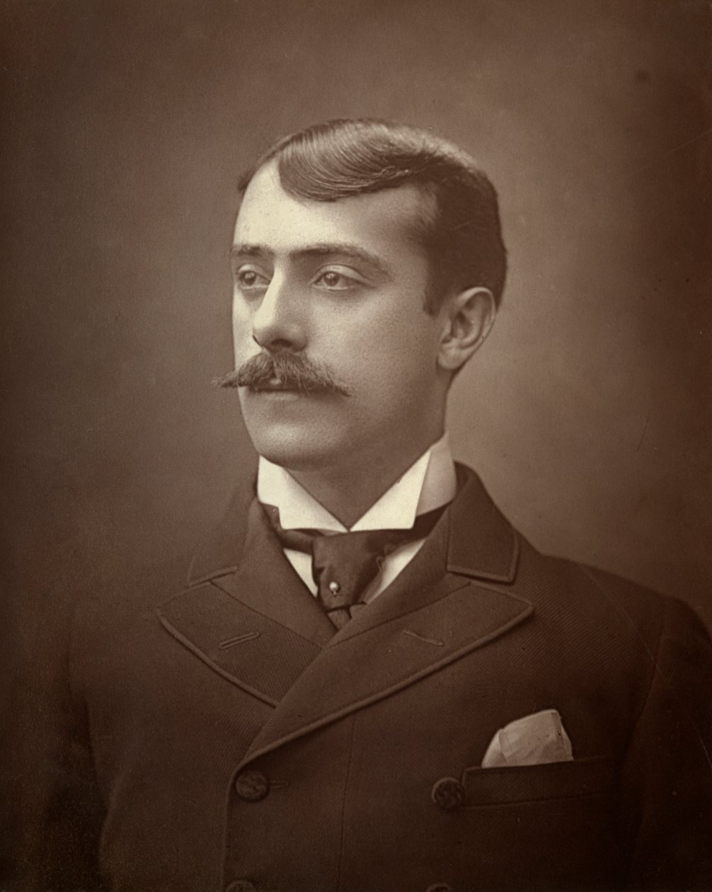 Laurence Cautley, britisk skuespiller, 1887 af Ernest Barraud