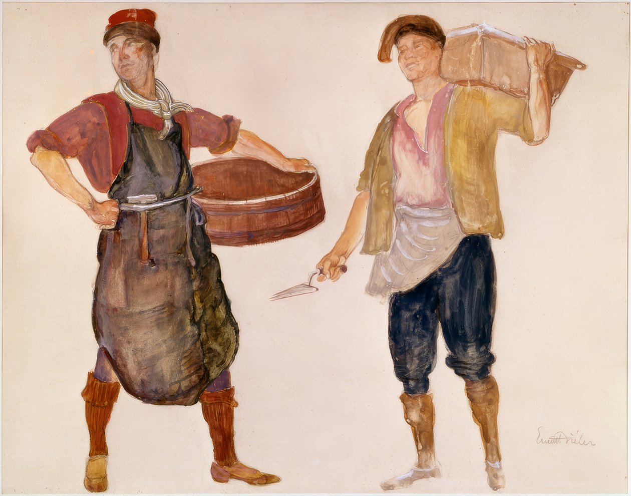 Murer og bødker af Ernest Bieler