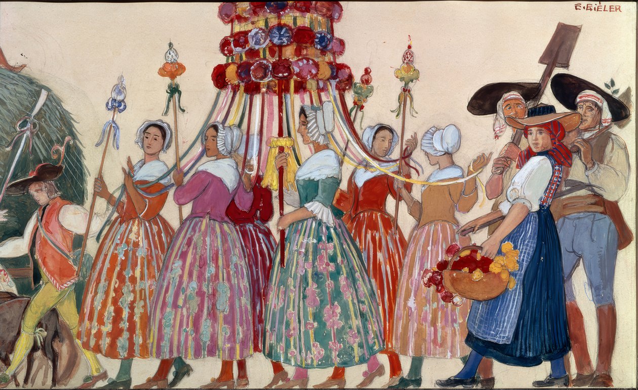 Procession, Høvognen af Ernest Bieler