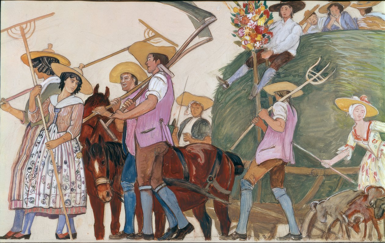 Procession, Høvognen af Ernest Bieler