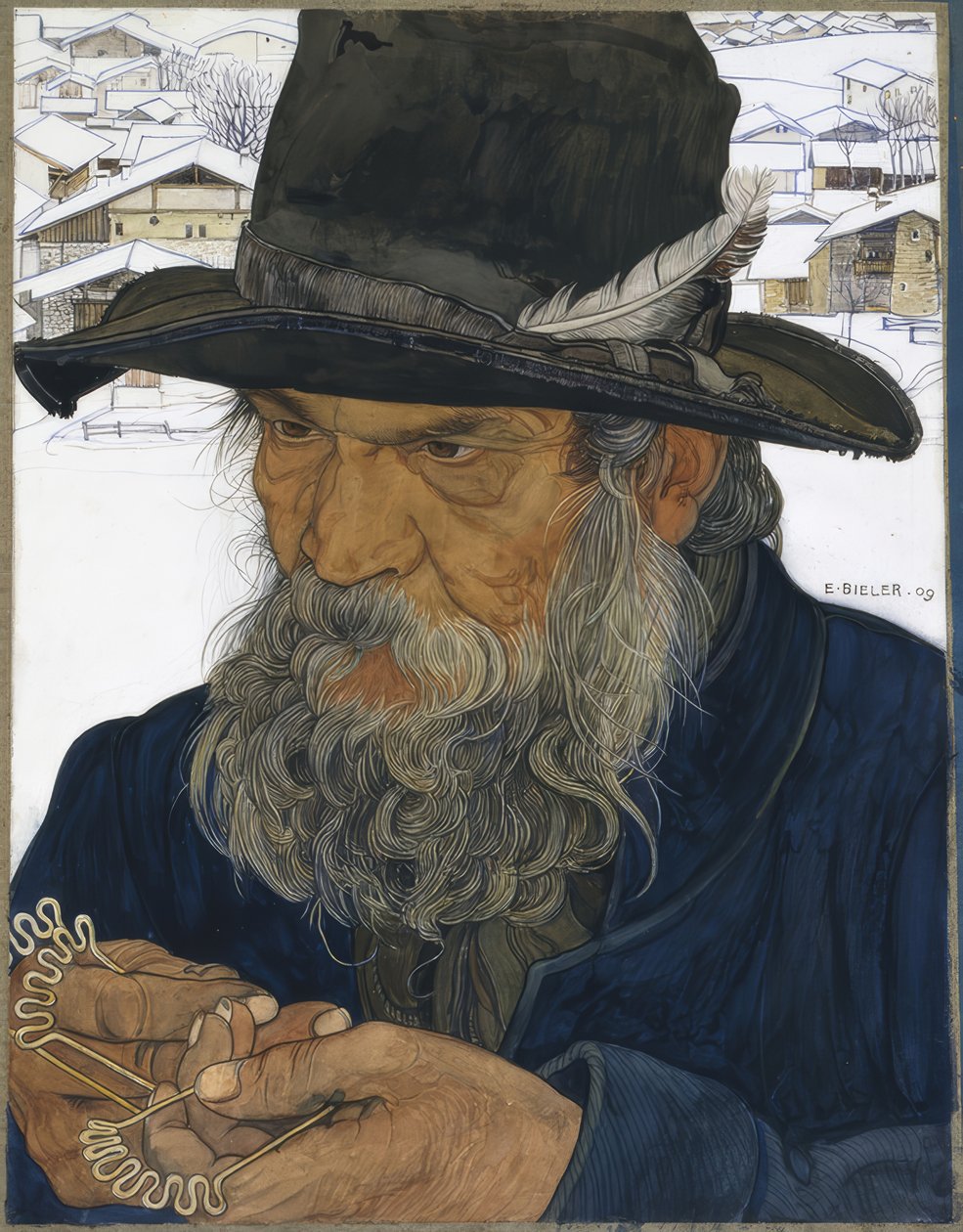 Nagelschmied i Granois af Ernest Bieler