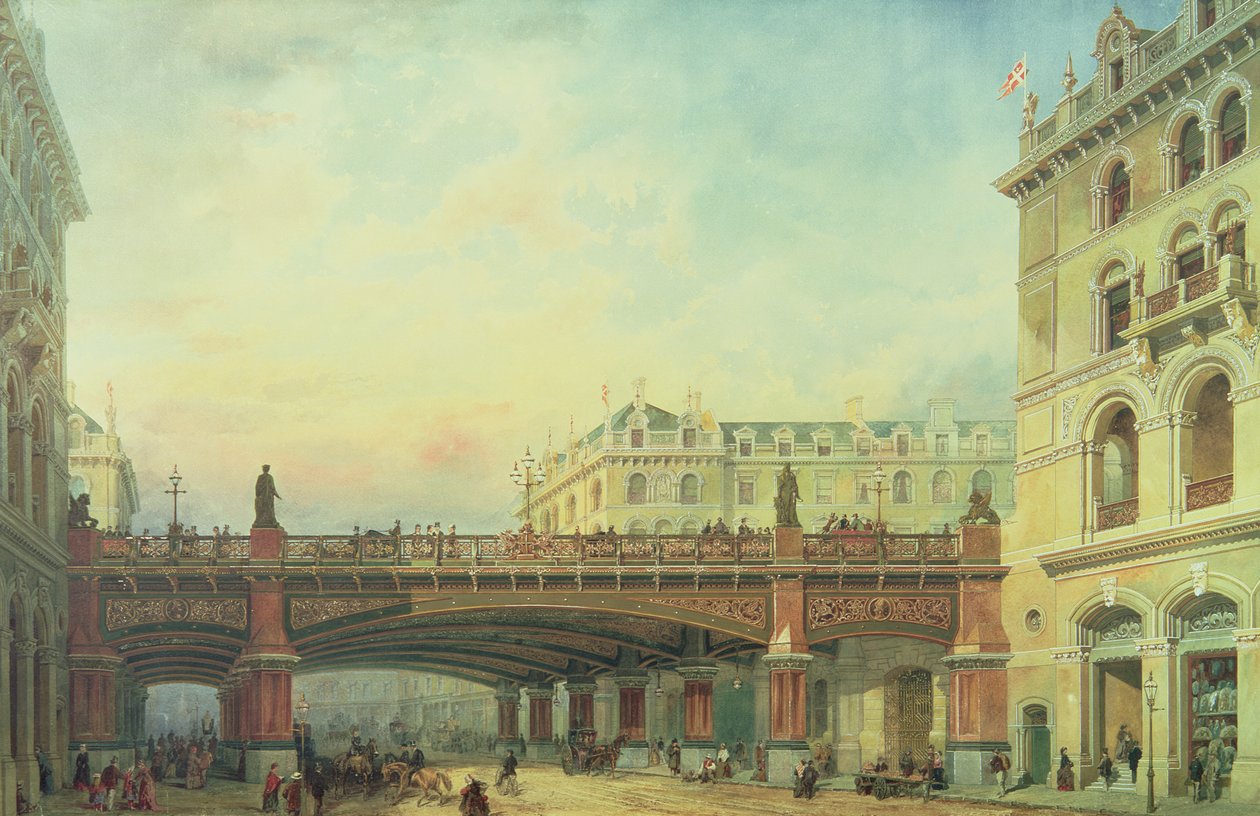 Holborn Viaduct, City of London af Ernest Crofts