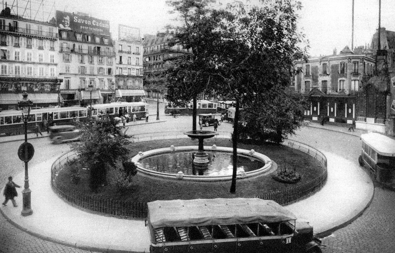 The Place Pigalle, Paris, 1931. af Ernest Flammarion