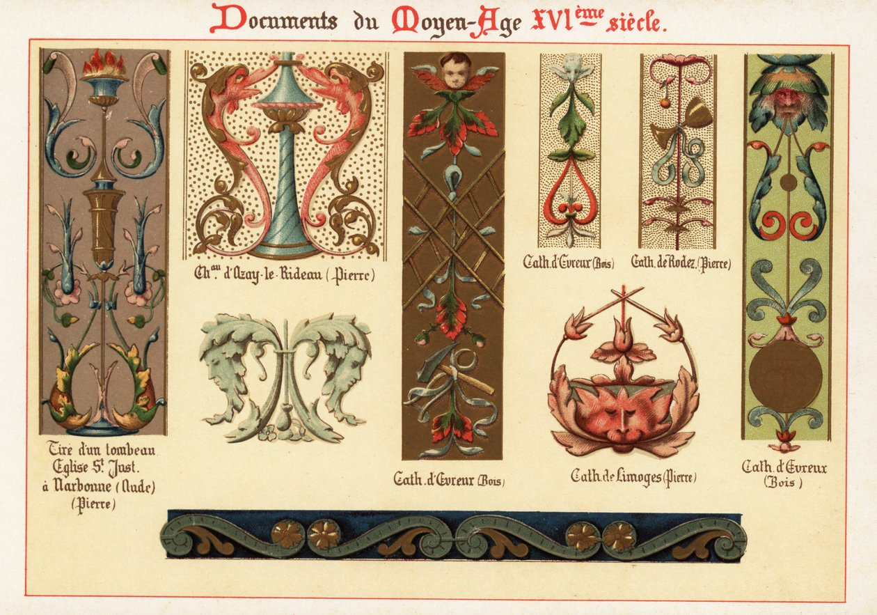 Designelementer fra 1500-tallet. af Ernest Guillot