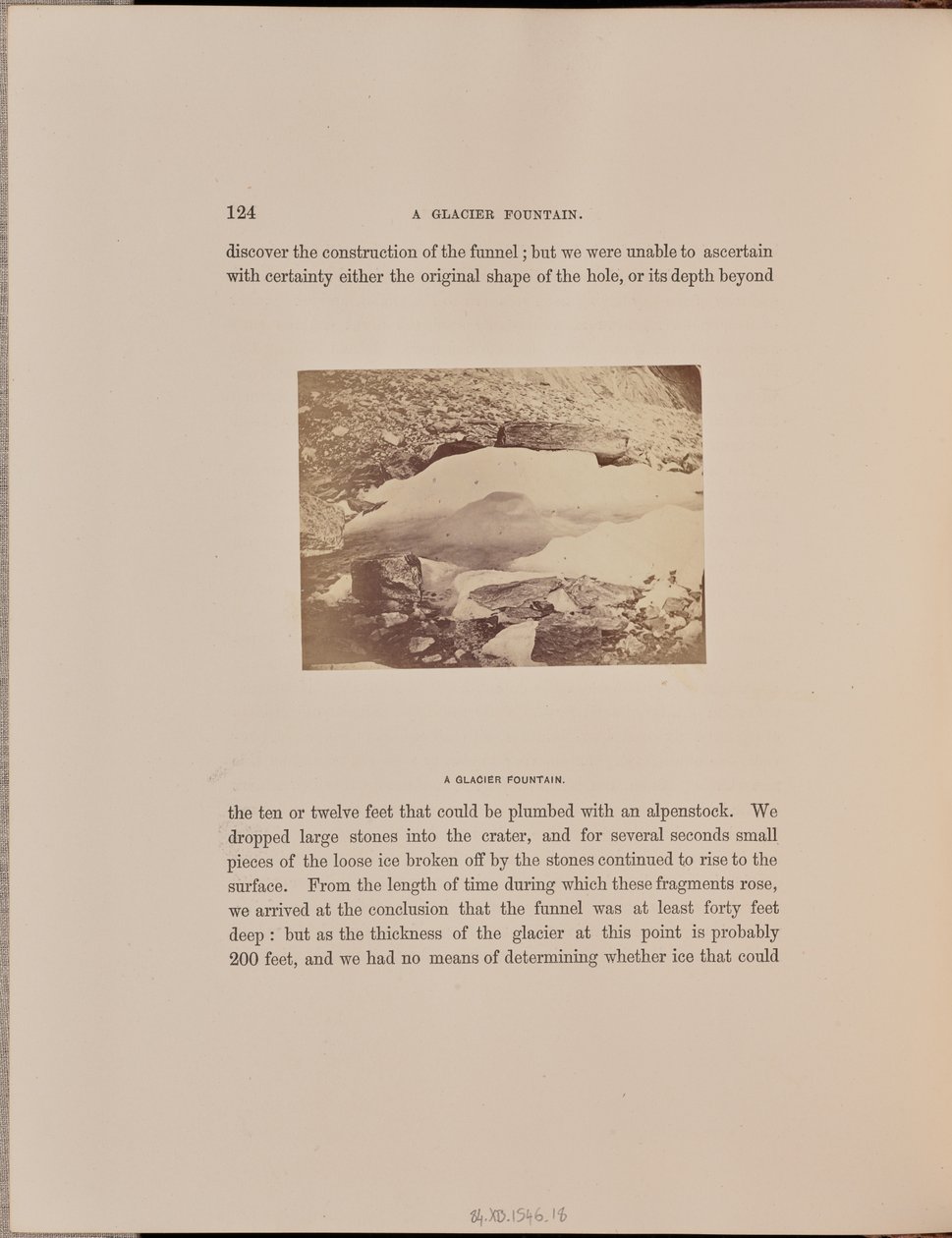 En gletsjerfontæne af Ernest H. Edwards