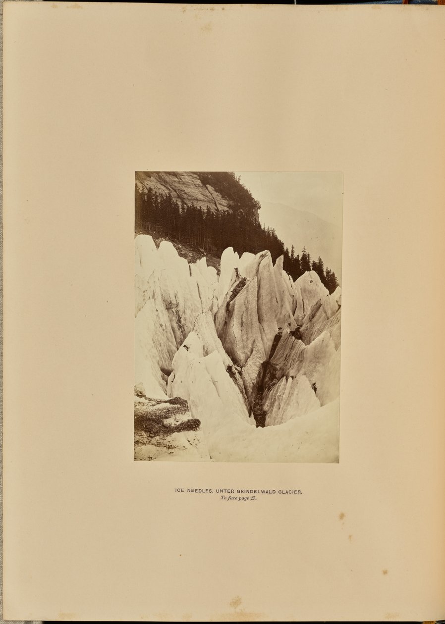 Is-nåle - under Grindelwald-gletsjeren af Ernest H. Edwards
