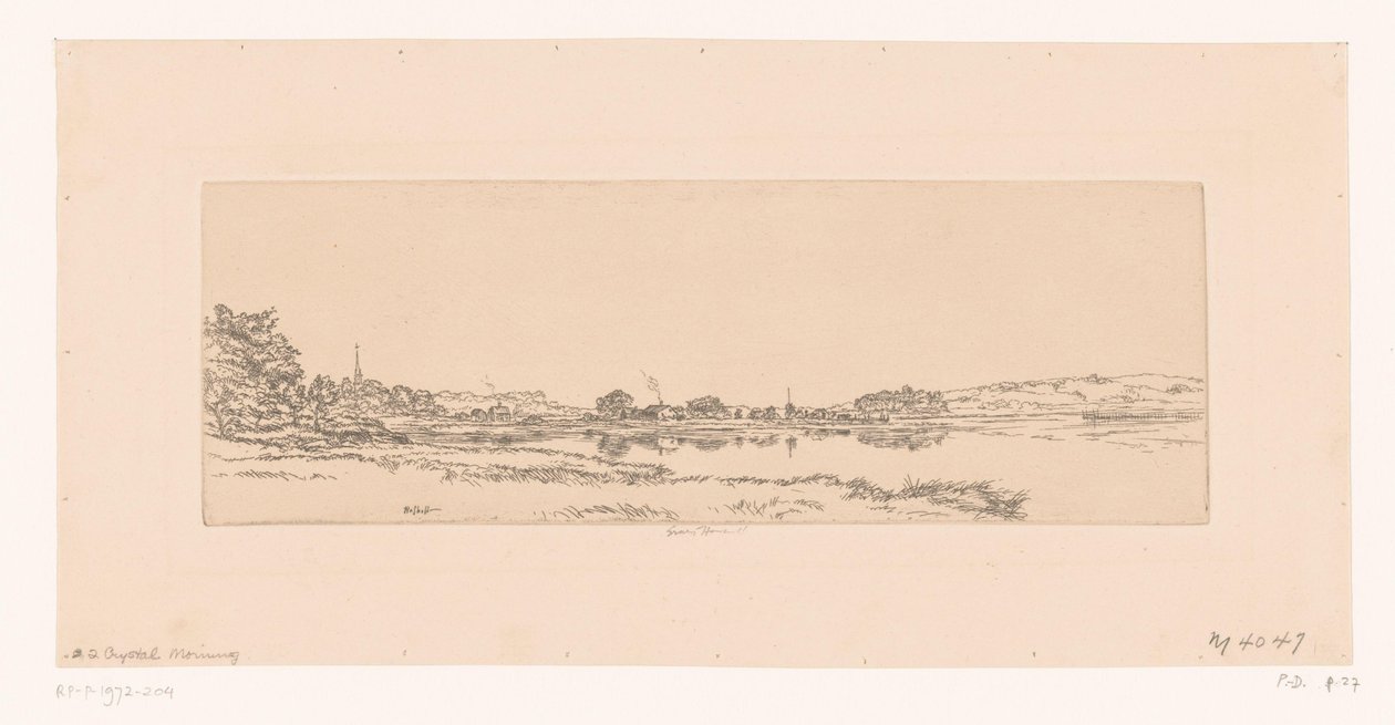 klar morgen Krystalmorgen af Ernest Haskell (signed by artist)
