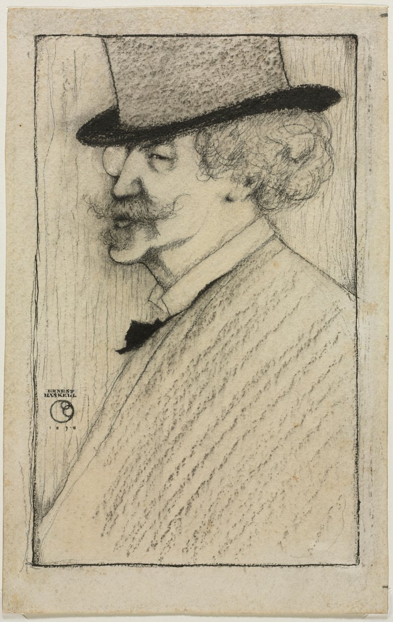 James McNeill Whistler, 1898. af Ernest Haskell
