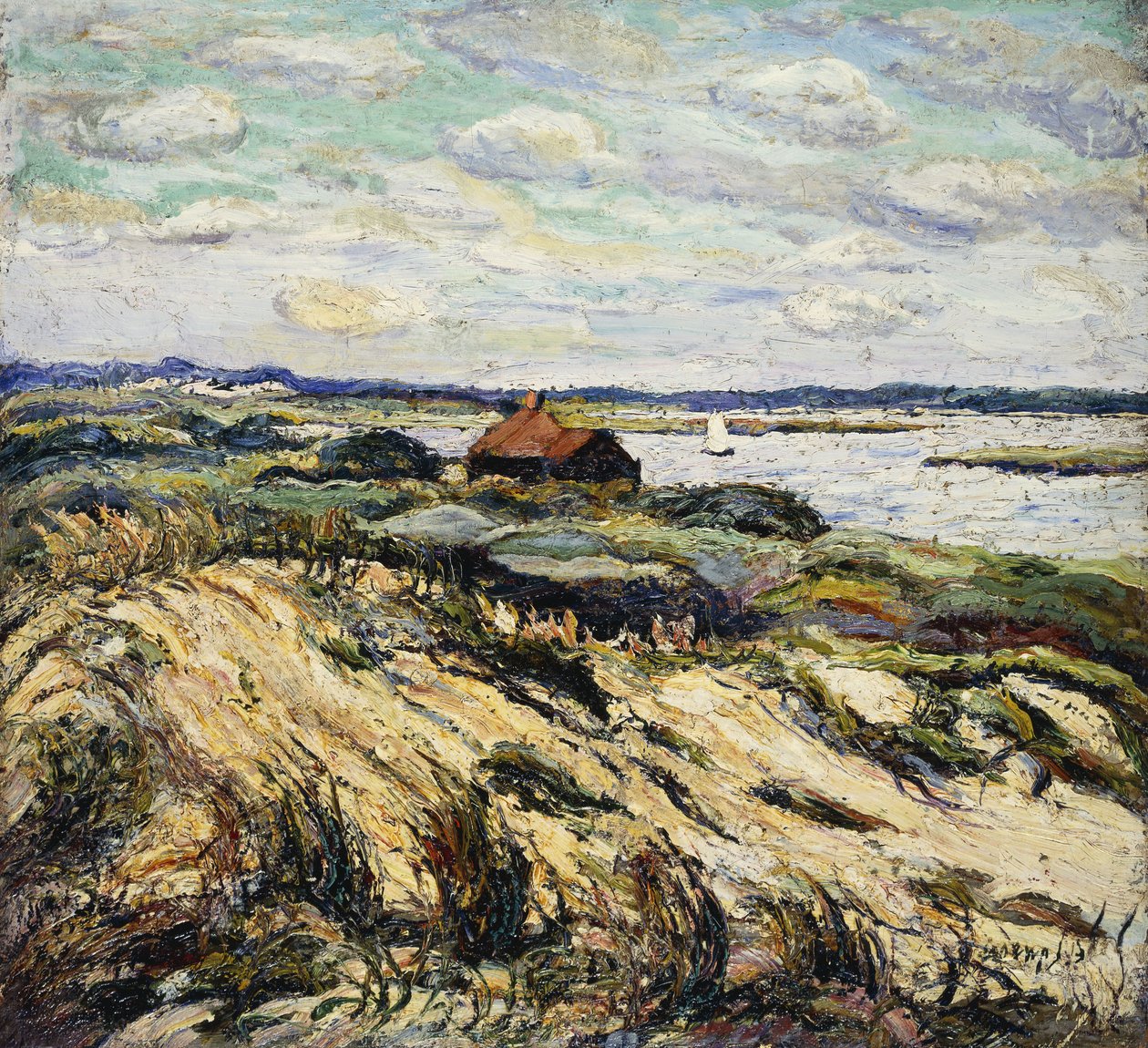 Shack on the Bay af Ernest Lawson