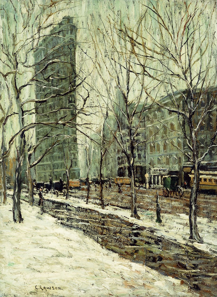 Flatiron-bygningen af Ernest Lawson