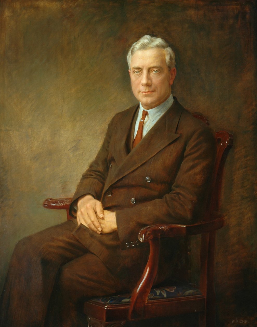 Sir Benjamin Dawson, ca. 1920 af Ernest Leopold Sichel