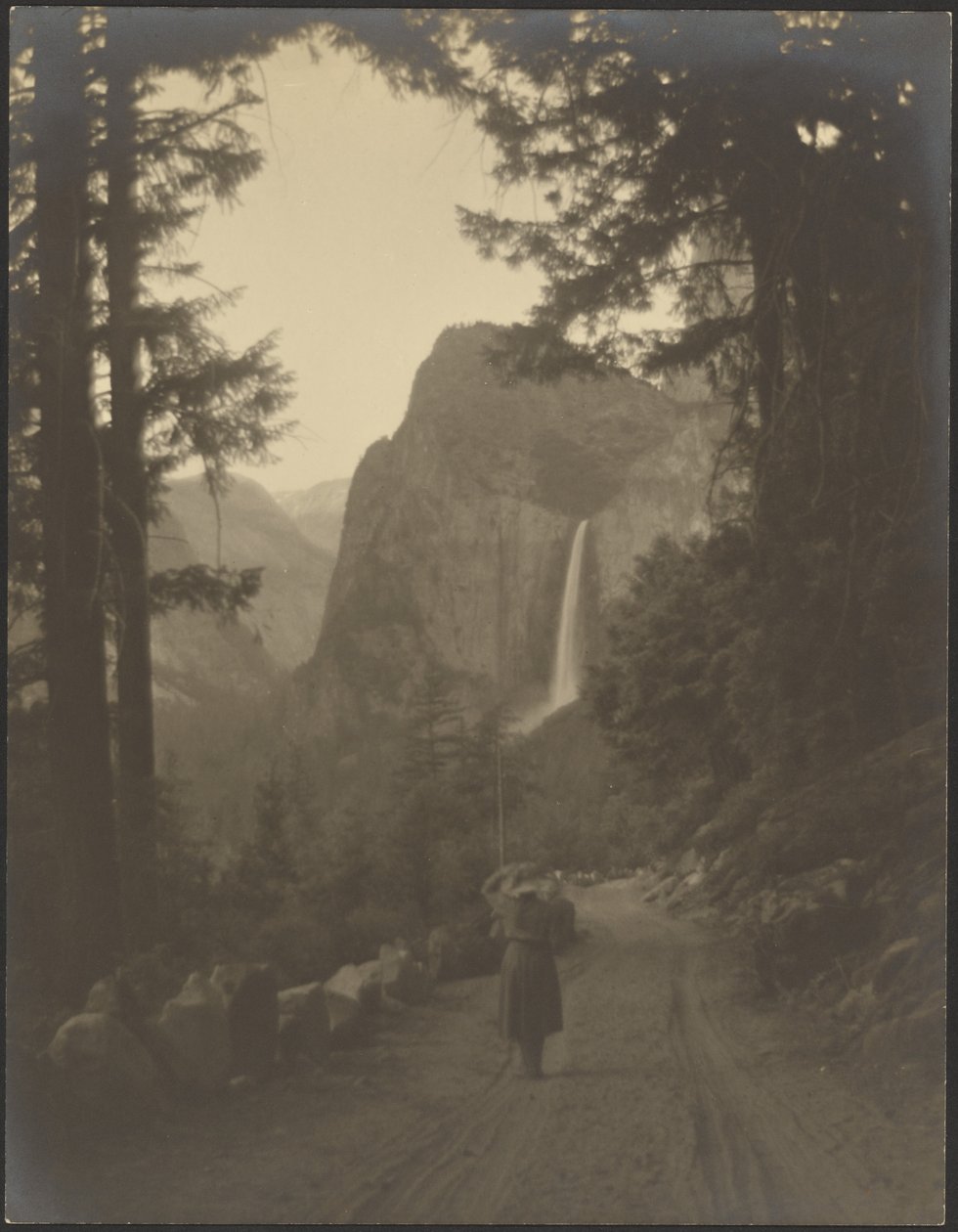 Bridal Veil Falls, Yosemite af Ernest Mitchell Pratt
