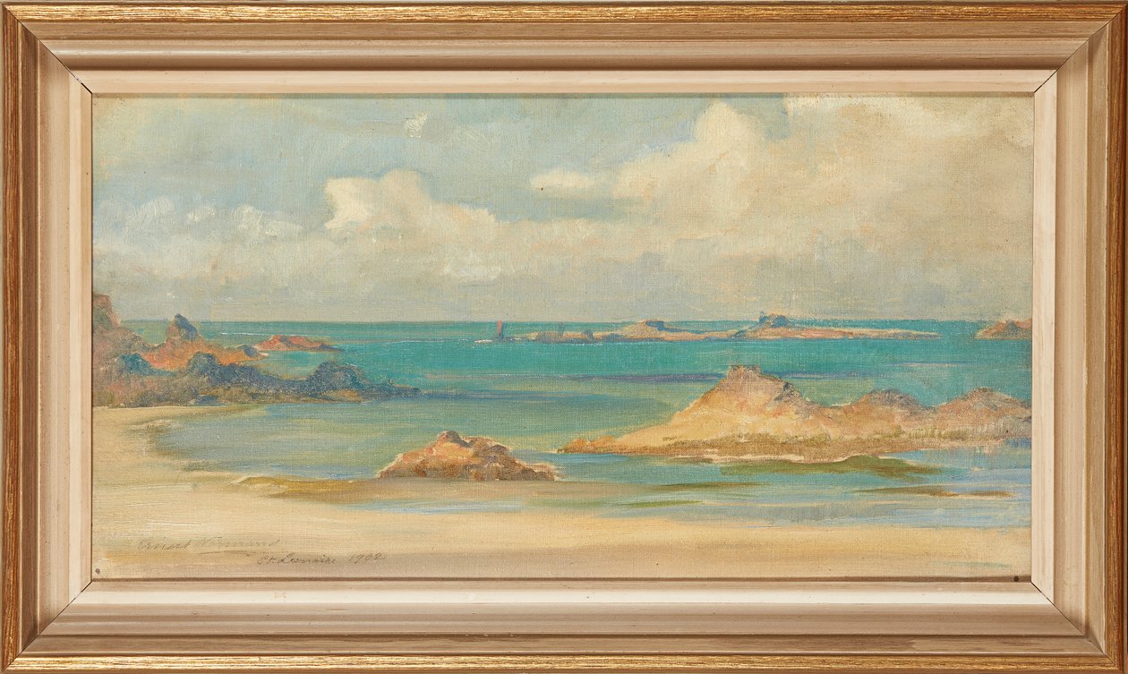 St. Lunaire (olie på lærred) af Ernest Normand