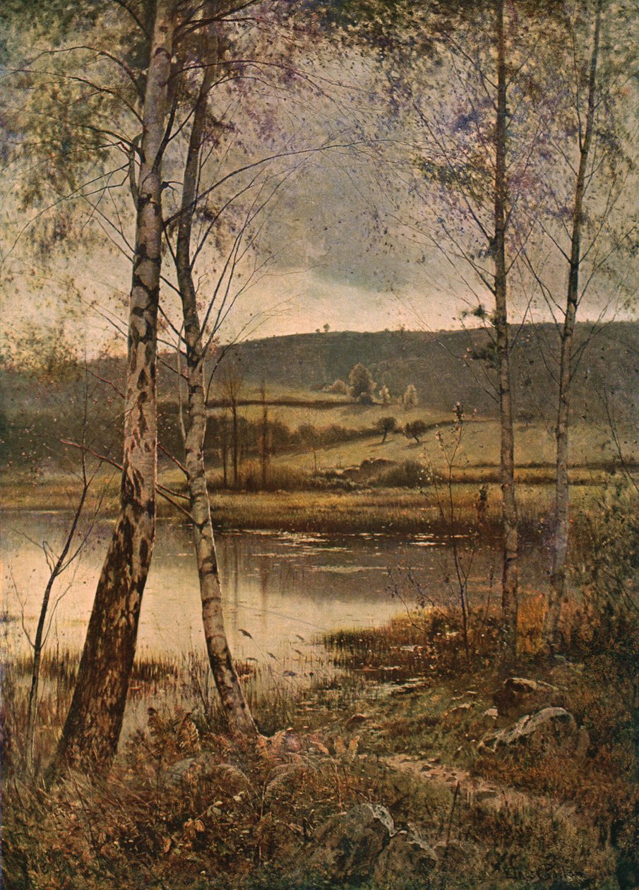 Årets aftagende, 1879, c1930. af Ernest Parton