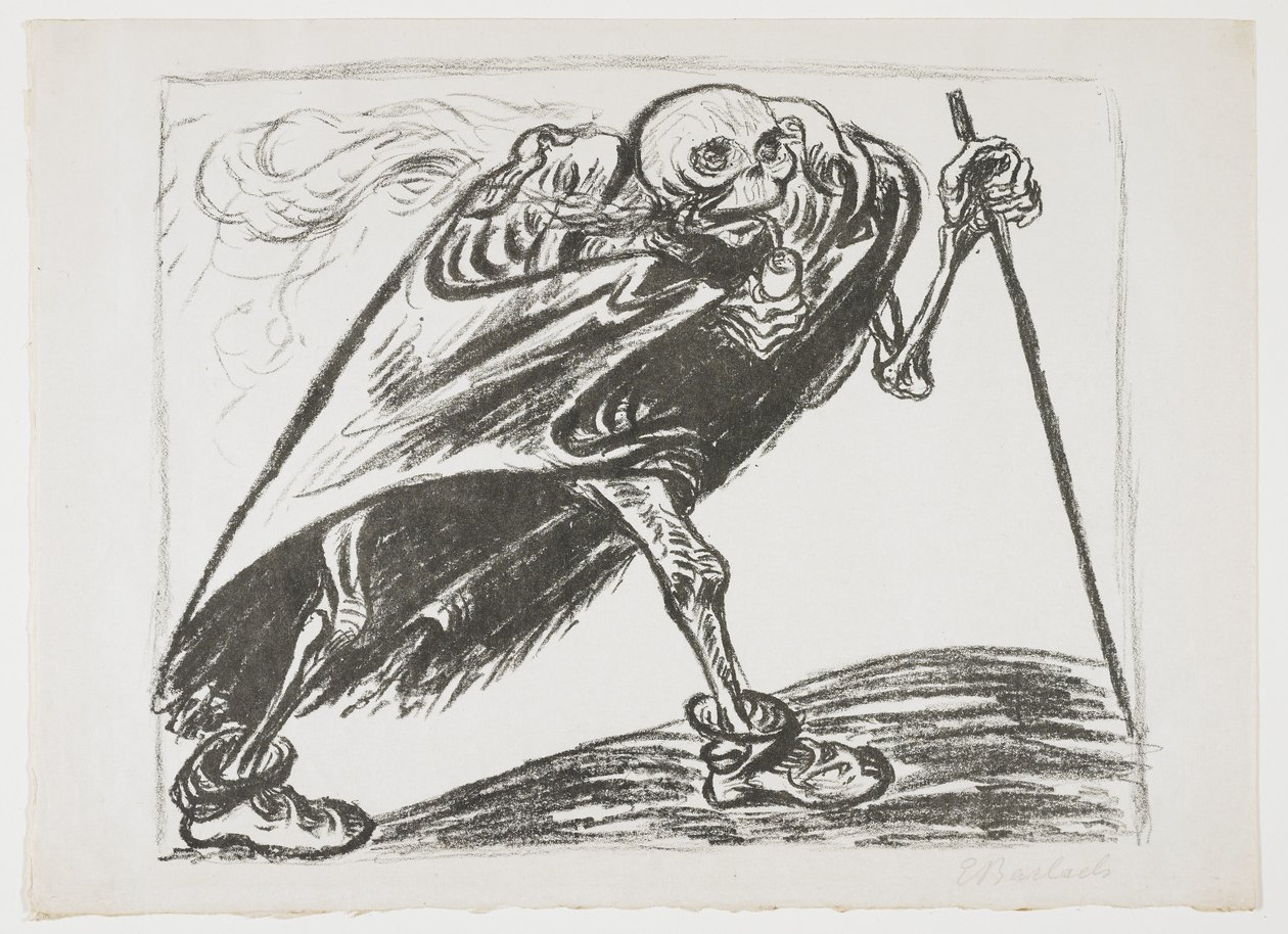 Vandrende død, 1923 af Ernst Barlach