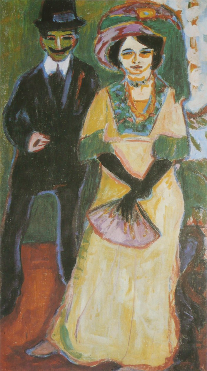 Dodo og hans bror af Ernst Ludwig Kirchner
