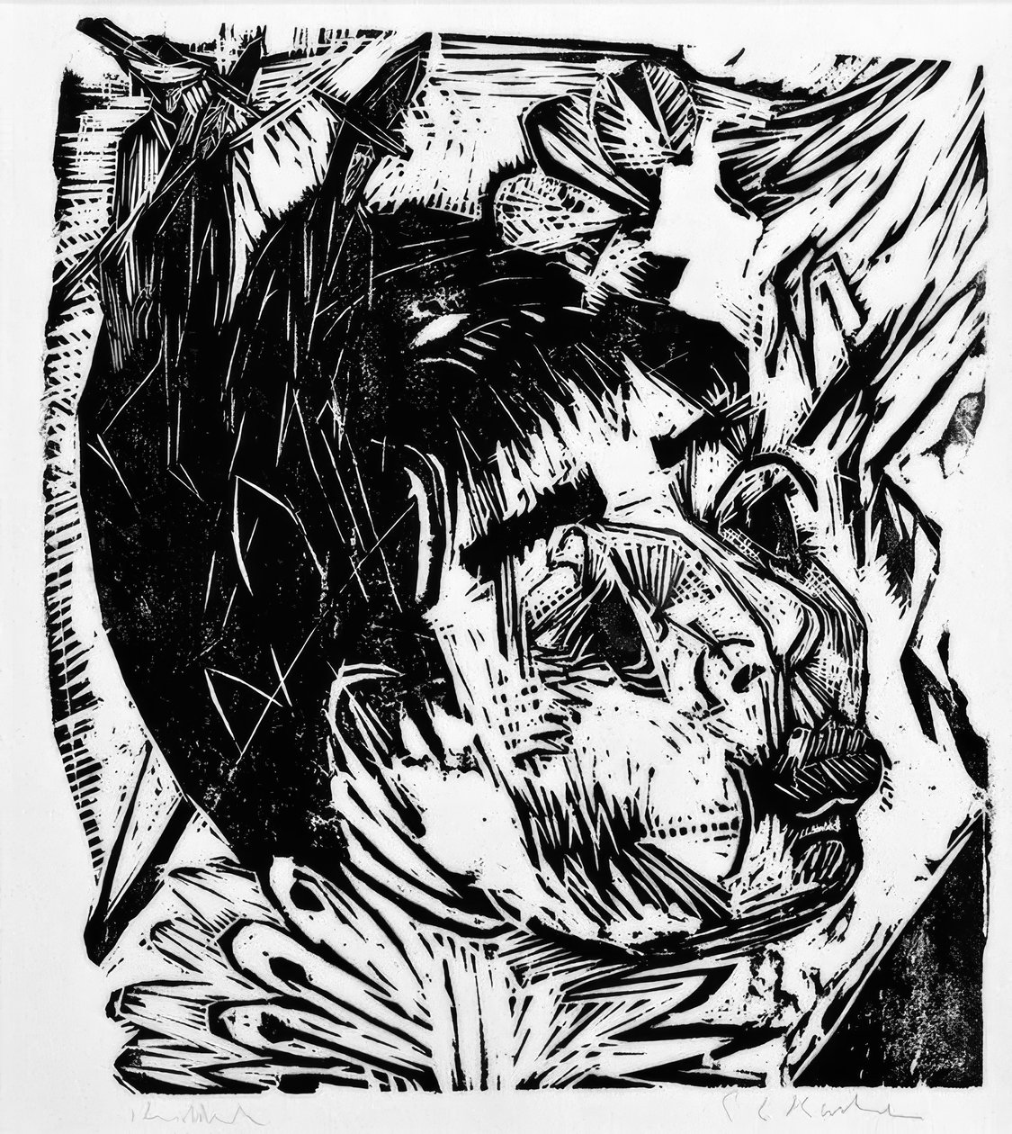 Fru Prof. Sch. af Ernst Ludwig Kirchner