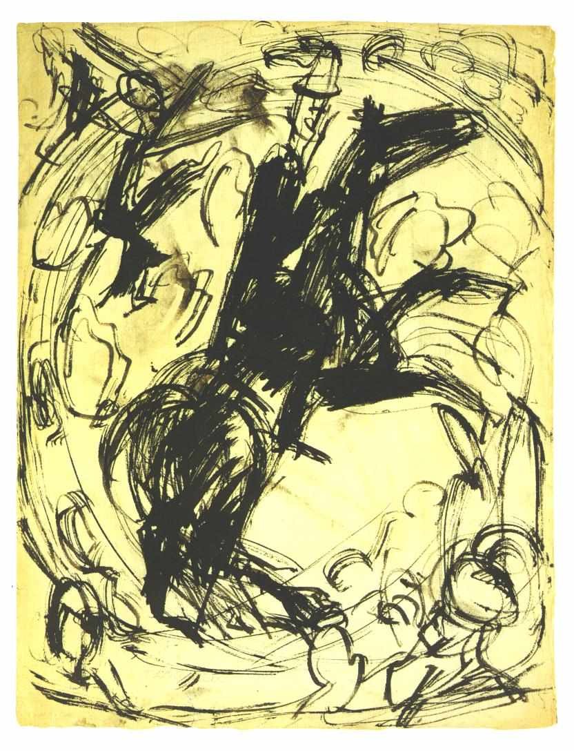 Cirkusrytter af Ernst Ludwig Kirchner