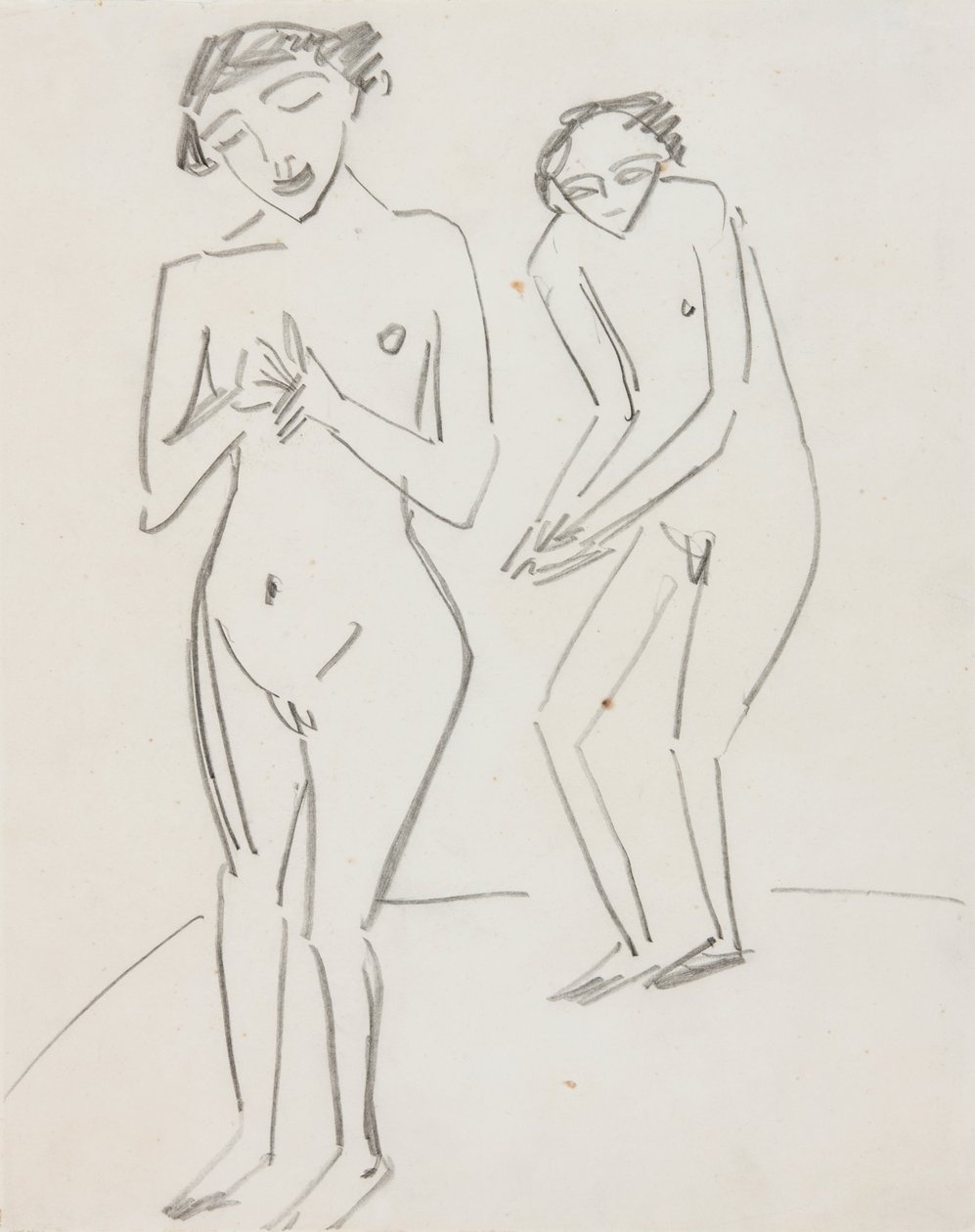 Mand og kvinde af Ernst Ludwig Kirchner