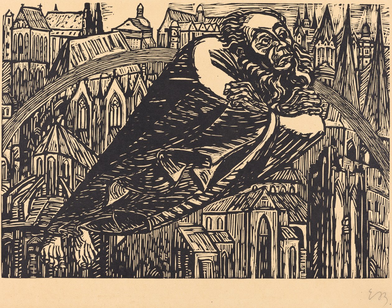 Katedralerne, 1920. af Ernst Barlach