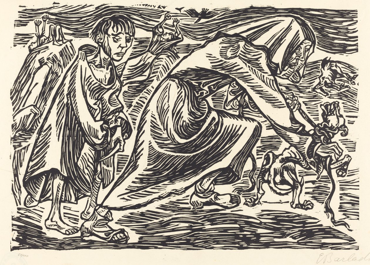 Hundefangeren af Ernst Barlach
