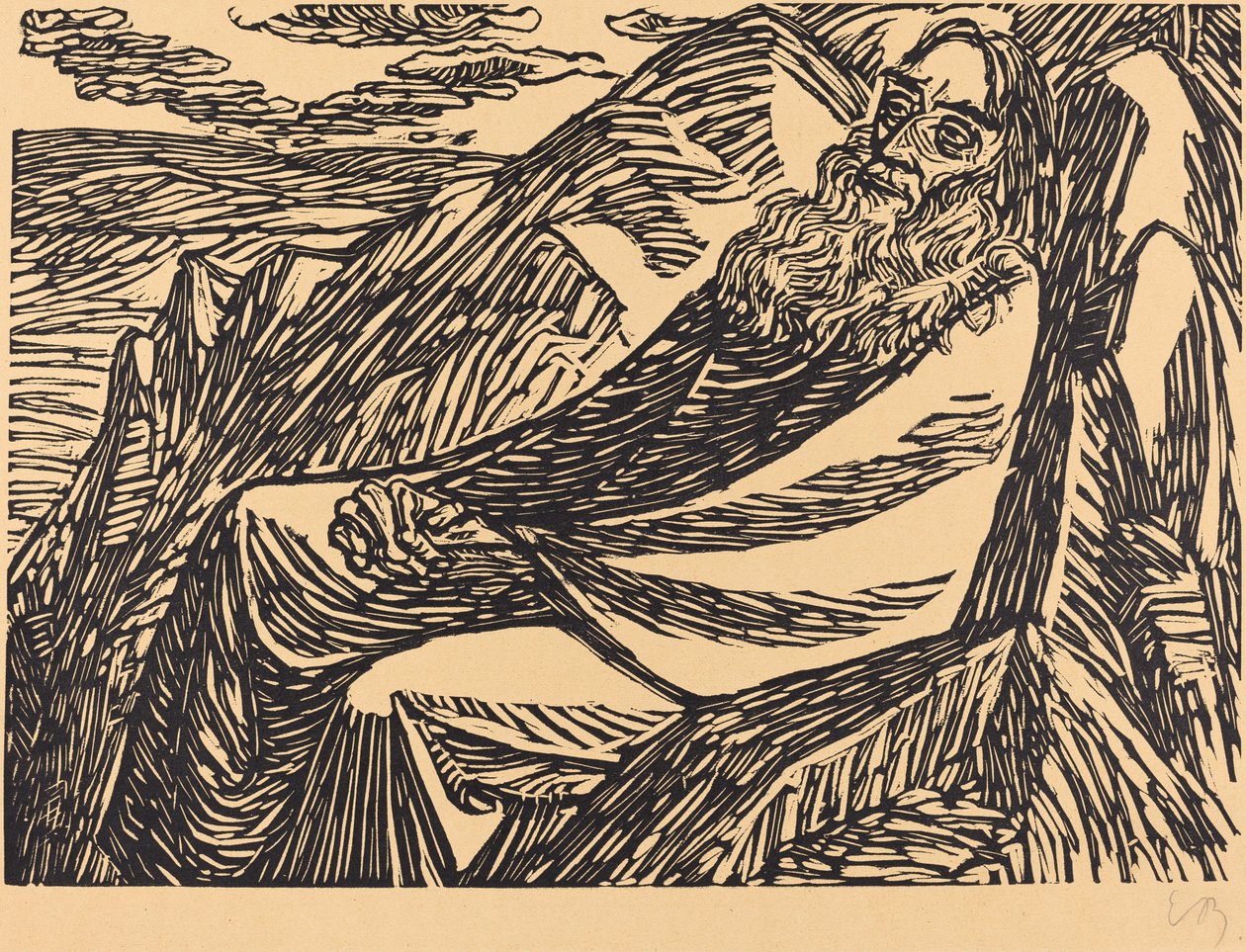 Den syvende dag, 1920. af Ernst Barlach