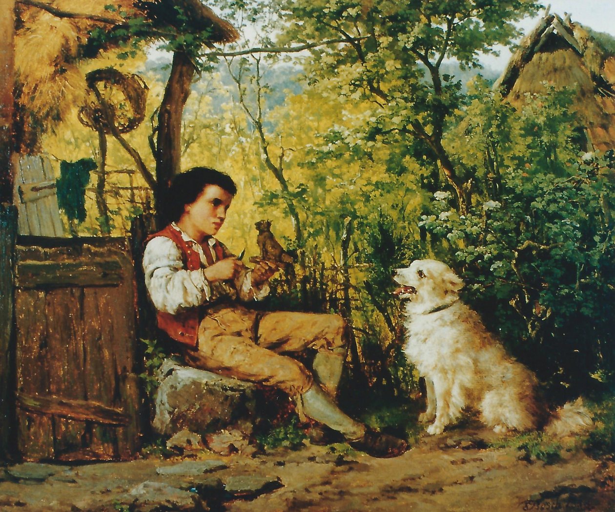 1858 - En spirende Michelangelo, Paffrath Gallery af Ernst Bosch