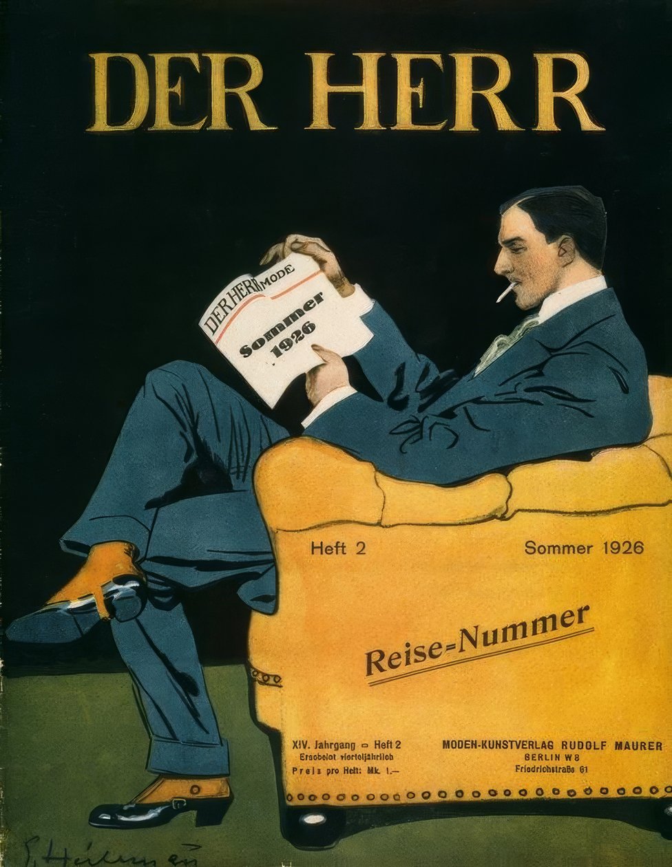 The gentleman / mode sommeren 1926 af Ernst Heilemann
