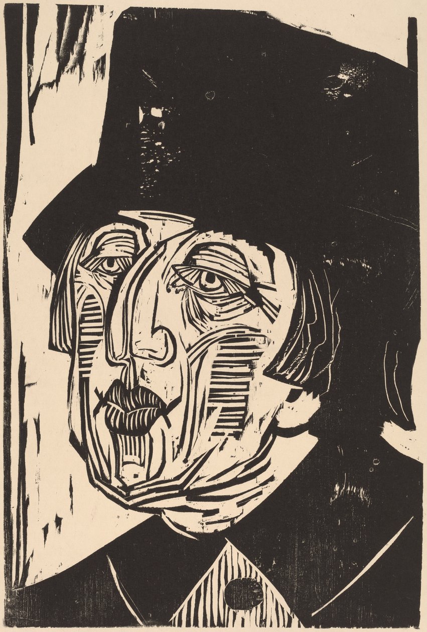 Annette Kolb, 1926. af Ernst Ludwig Kirchner