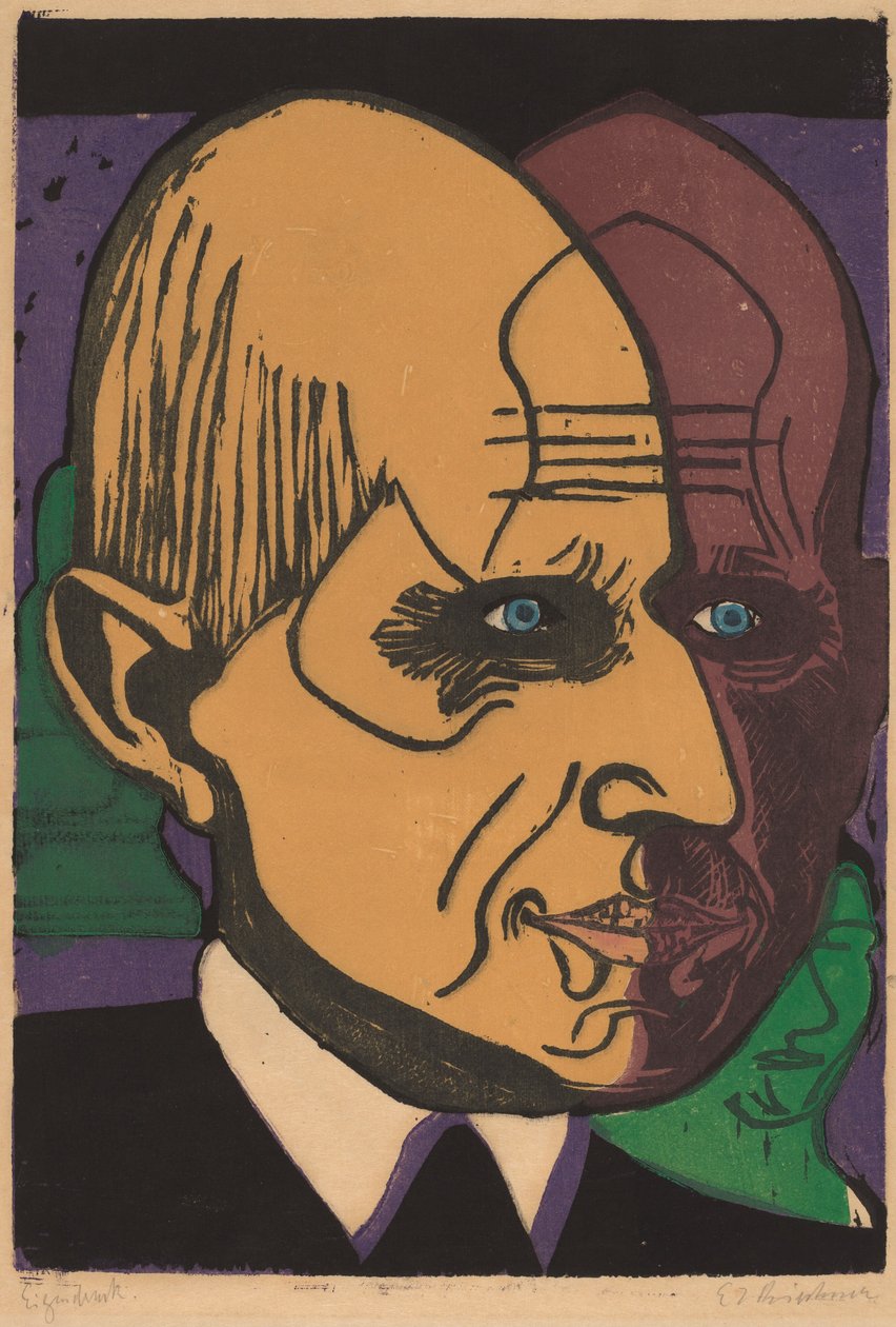 Leder af Dr. Bauer, 1933. af Ernst Ludwig Kirchner