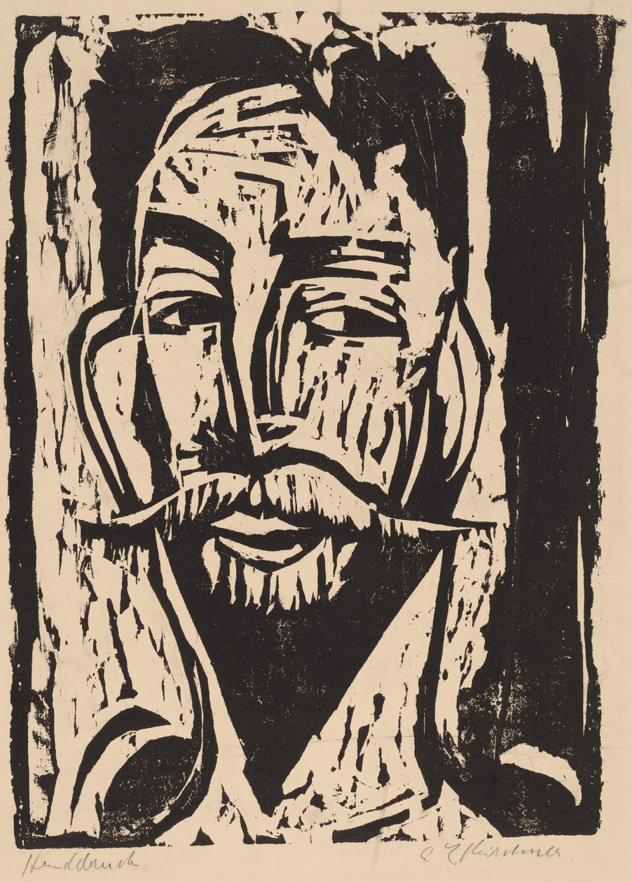 Leder af Prof. Dr. Graef, 1915. af Ernst Ludwig Kirchner